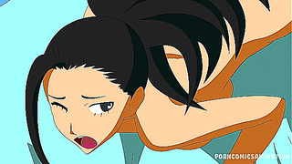Momo Aizawa Seduces Young Izuku in Steamy My Hero Academia Affair
