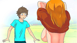 Busty Farm Babe Tempts Steve in Steamy Minecraft Hentai Encounter