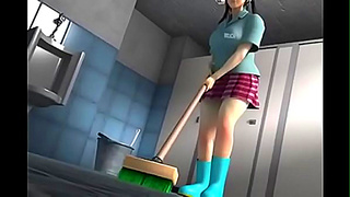 Cleaning Time Turns Hot as Secretary Tempts Boss in Steamy Affair