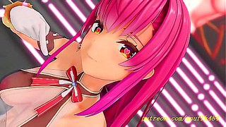 Marines Sensual Dance Unlocks Forbidden Desires in Steamy MMD Encounter