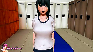 Gymnastic Teen Goddess Rides Managers Thick Rod – Steamy Hentai Action