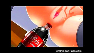 Curvy Beauty Tempts Fate with Bottled Pleasure in Hot Solo Escapade