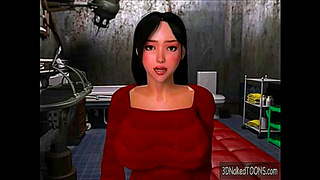 Seductive 3D Beauty Pleasures Her Boss Then Rides Him Hard in Hot Office Encounter