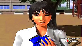 Curvy Tutor Tempts Pupil in Hot 3D Hentai Classroom Romance