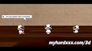 Blonde Fox Girl Rides Big Dick in Hot 3D Hentai Sex Scene