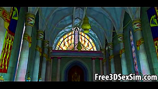 Voluptuous 3D Beauty Pleads for Hard Dick in Hot Animated Tryst