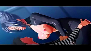 Teacher Surprises Students in Wild 3D Animated Bedroom Encounter