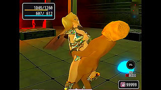 Blonde Teen Seduces Goblin Warrior in Steamy Pricia Fantasy Encounter