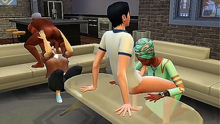 Lunch Date Turns Steamy as Neighbors Explore Forbidden Desires Together