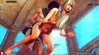 Adorable 3D Teen Tempts Fate with Spicy Hentai Adventures Forbidden Pleasures