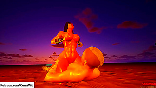 Curvy Warrior Queen Claims Her Lover in Wild Rainforest Rendezvous
