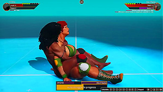 Vittoria Battles Aine in Hot Nude Fight 3D Hentai Action