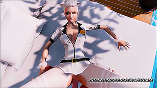 Officers Virtual Lust Unleashed in Hot Cyber Sex Adventure
