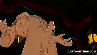 Ebony Goddess Rides Wild Hentai Ride in Steaming Hot Cartoons