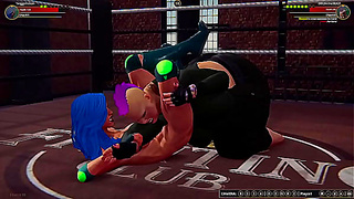 Twiggy Nelson Fights Bare-Knuckle Lust in Wild Naked Fighter 3D Rumble
