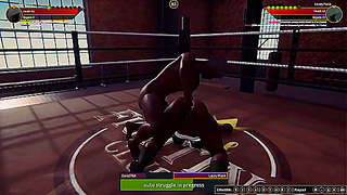 Lacey Punx Faces Off Against David764 in Sultry Nude Hentai Battle