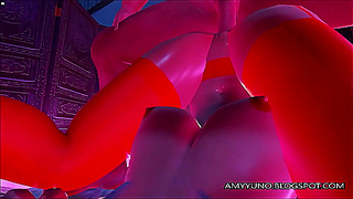 Voluptuous 3D Beauty Gets Pounded Hard In Stockings - Steamy Anal Encounter