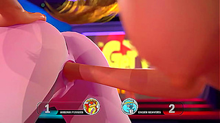 Lesbian Warriors Clash in Hot 3D Animated Battle of Lust and Fists