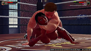 Ethan and Dela Clash in Hot Nude Fight 3D Battle Royale