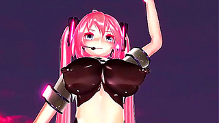 Busty MILF Sucks Huge Dick Deep in Steamy 3D Hentai Action