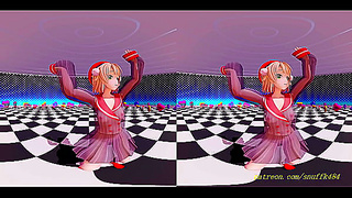 Immersive VR180 MMD Dance Fantasy – Sensual 3D Performance Awaited