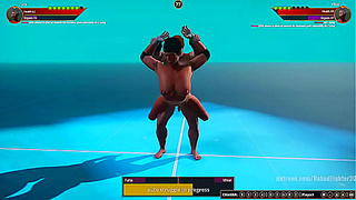 Furia Fights Bare in 3D Brawl - Steamy Nude Warrior Clash Unleashed
