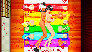 Bound by Desire: Lesbian Power Play Unfolds in Steamy 3D Yiff