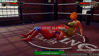Furia Clashes With Karen Krash in Heated Nude Battle – Epic 3D Showdown
