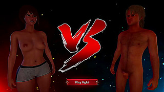 Ellen Takes On Travis in a Hot Nude Brawl in Fighting Game Frenzy