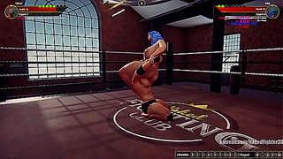 Terry Faces Riley in Bare-Knuckle Hentai Brawl in 3D Fighting Ring