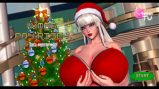 Naughty Christmas Office Affair After Unexpected Promotion
