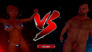 Ethan Dany Clash in Fiery Nude Fight – Raw Lust Ignites in 3D Arena