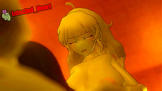 Futa Yang Takes Control Over Raven in Hot Sauna Seduction (SoundLoop)