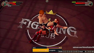 Sedna Fights Bare in Heated Hentai Battle Lust Scenario