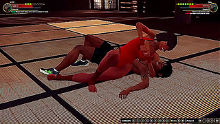 Dela Josie Clash in a Hot Nude Fighting Match – Full 3D Action