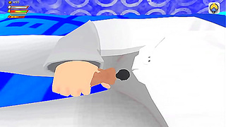 Giantess Rules Campus: Gamer Boy Is Her Plaything in Steamy 3D Encounter