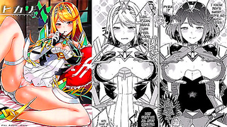 Luscious Gamers Tempt Heroes in Hot Xenoblade XXX Fantasy Encounter