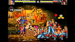 Mugen Battles Overwhelming Odds in Wild Hentai Gangbang Arena Showdown