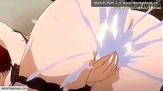 Gorgeous Redhead Slicked With Sweat From Mind-Bending Anal Ride