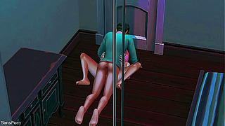 Sims Indulge in Forbidden Hentai Lust Under Moonlight