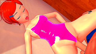 Gwen Lets Loose in Steaming Hot Hentai Encounter