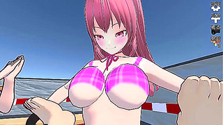 Gamer Boy Succumbs to Taboo Foot Worship Fantasies in Steamy Anime Encounter