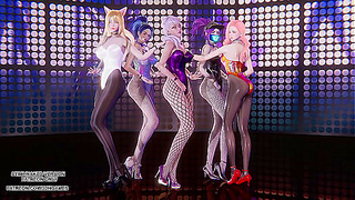 Exids Up Down Turns Steamy as LoL Champs Slay Sensual Moves – MMD Heat