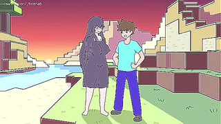Ender Girl Tempts Steve in Hot Minecraft Nights - A Busty Hentai Tale