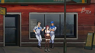 Innocent Heroine Succumbs to Temptation in Dark City Hentai fantasy