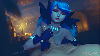 Gwens Seductive Fantasy – Hot League of Legends Hentai Encounter