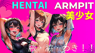 Seductive Girls Flash Luscious Pits with Sensual Stares – Naughty AI Fantasy