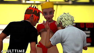 Gym Teacher Seduces Student with Busty in Steamy Hentai Class