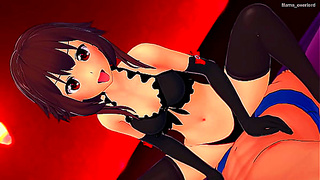 Megumin Seeks Pleasure at the Love Hotel – Thirsting for Big Dick Thrills