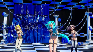 Busty Beautys Sultry Strip Tease Unfolds in steamy anime fantasy